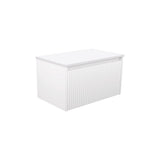 Fienza Alina Fluted Satin White 750 Wall-Hung Cabinet (Cabinet Only) 75RW-C