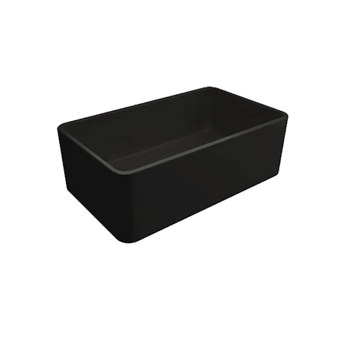 Turner Hastings Butler Novi Single Bowl Sink 75 x 46 Matte Black NO75FS-MB