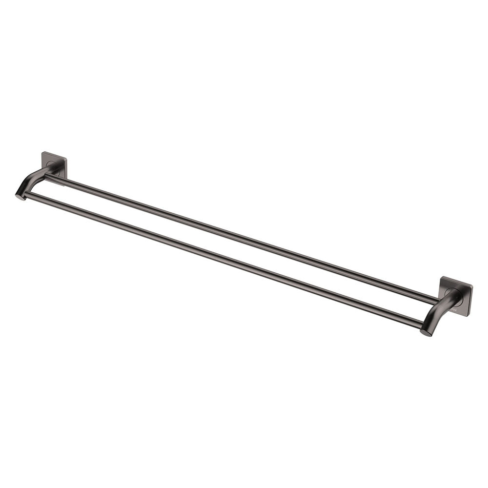Fienza Sansa Double Towel Rail 900mm Gun Metal 83208GM