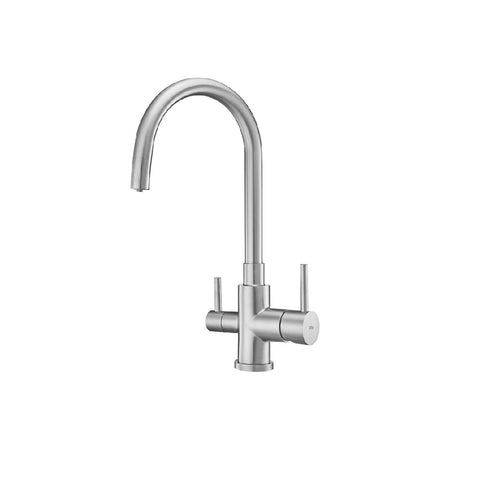 Zip 3 Way Filtered Mixer Tap (Ambient + No-Filtered Hot & Cold) Stainless Steel 94574