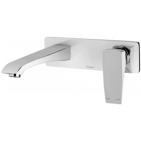 Phoenix Argo Wall Basin Mixer Set 180mm Chrome AG785 CHR (4494578516028)