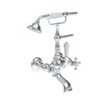 Abey Armando Vicario Provincial Floor Wall Bath Filler Brushed Nickel 700006BN