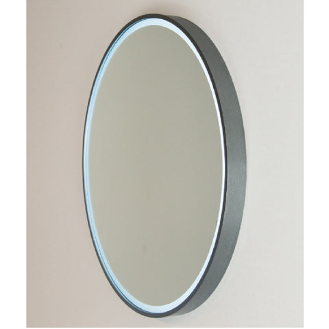 Remer Sphere Premium Mirror LED 800x800mm Gun Metal Aluminium Frame S80DB-GM