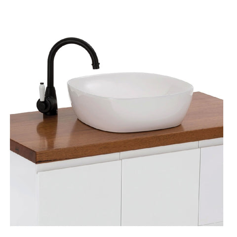 Fienza Above Counter Basin Koko 370 White Gloss RB184