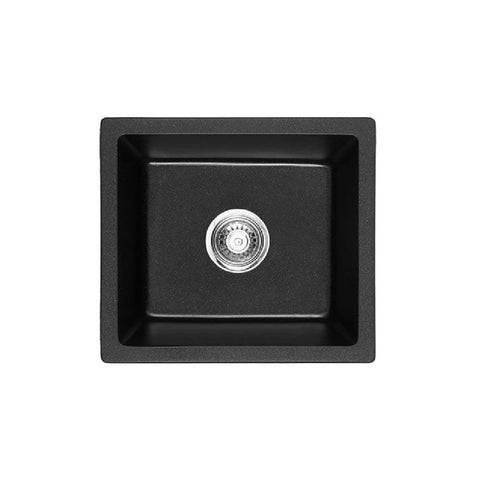 ADP Sink Bellevue Small Rectangular 405mm Sink Matte Black SINKBEL4641BK