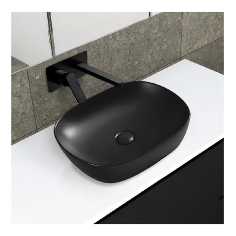 Fienza Above Counter Basin Koko 465 Matte Black RB185B