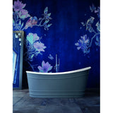 Belbagno Ritz Freestanding Bath Solid Surface 1676mm Matte Grey BB32-MATTEGREY