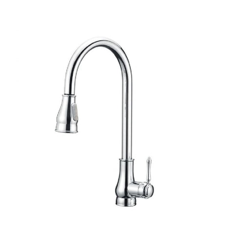 Aquaperla Kitchen Vintage Sink Mixer with Pull Out Chrome CH1018.KM (4670902337596)