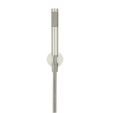 Meir Round Hand Shower on Fixed Bracket Brushed Nickel MZ08-R-PVDBN