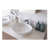 ADP Flume Cast Marble Basin 400mm Matte White TOPPFLU400WM