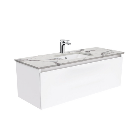 Fienza Manu Calacatta Marble Wall Hung 1200mm Vanity SM120H (4597288992828)