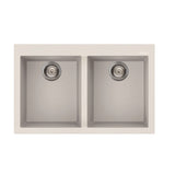 Artusi Sink Two Bowl  790 X 500 White AGS792W (4615432863804)