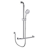 Fienza Luciana Care Inverted T Rail Left Hand Chrome 444113LH