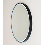 Remer Sphere Premium Mirror LED 800x800mm Matte Black Aluminium Frame S80DB-MB