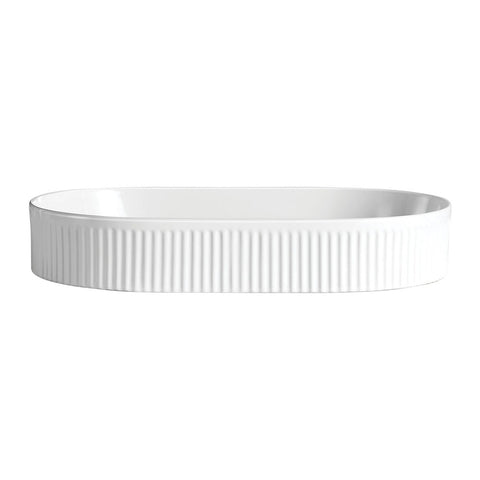 Fienza Eleanor Oval Above Counter Basin White RB464