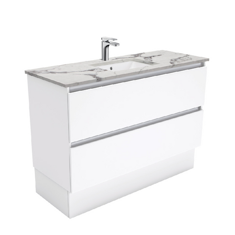 Fienza Quest Calacatta Marble Kicker 1200mm Vanity SM120QK (4597289254972)