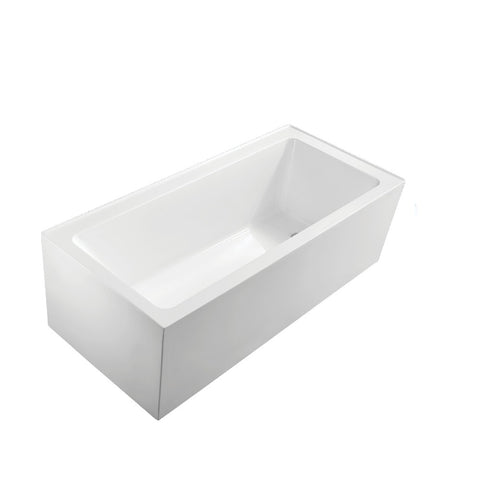 Fienza Sentor Acrylic Bath 1650mm Left Hand Corner White FR021650L (4597285421116)