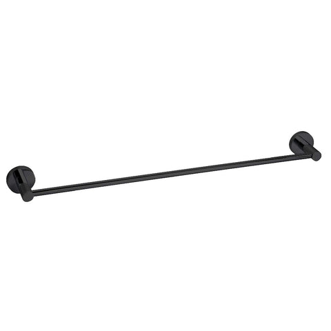 Seima Ithaca Single 600mm Towel Rail Matte Black 191928