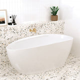 Fienza Dayo Acrylic Freestanding Bath 1700mm Gloss White FR94-1700