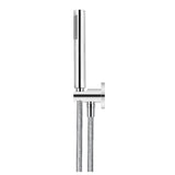 Meir Round Hand Shower on Fixed Bracket Chrome MZ08-R-C