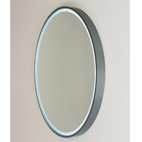 Remer Sphere Premium Mirror LED 600x600mm Gun Metal Aluminium Frame S60DB-GM