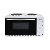 Artusi Portable Electric Oven Plus 2 Solid Hot Plates White AOMK1 (4615428767804)