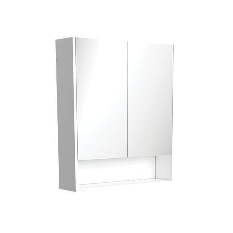 Fienza Mirror Cabinet 750mm with Undershelf Gloss White PSC750SW (4689840209980)