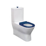 Fienza Delta Care 800 Toilet Suite S Trap 90-280mm Blue Seat K013A