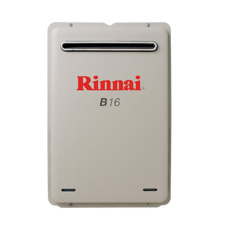 Rinnai Continuous Flow B16L Preset to 60c (LPG) Hot Water Unit B16L60 (4689842077756)