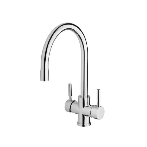 Phoenix Vivid Filtered Sink Mixer 220mm Gooseneck Chrome V709 CHR