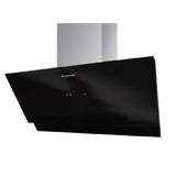 Kleenmaid Rangehood Canopy 90cm Vertical Glass Black RHGV90