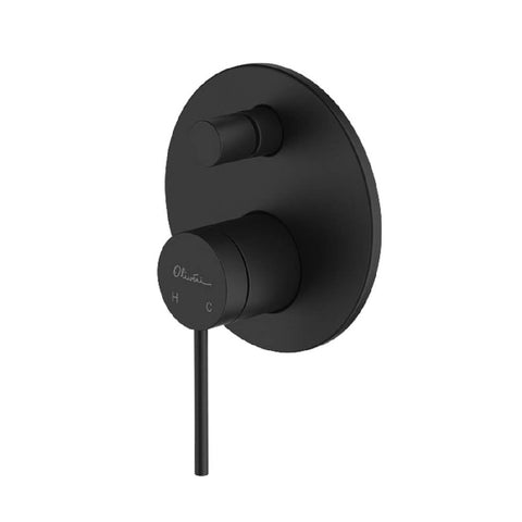 Oliveri Venice Wall Mixer W/Dir Matte Black VE112516MB (4646984155196)