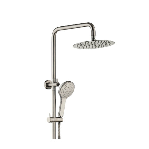 Fienza Twin Shower Rail Brushed Nickel 455109BN (4705870479420)