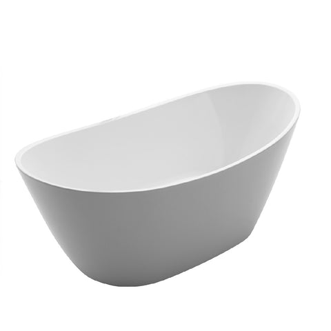 Fienza Paola 1500mm Freestanding Acrylic Bath White FR11 (4597288173628)