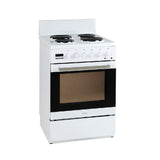 Artusi Oven 54cm Single Upright 7 Functions 4 Solid Hotplates White AFE547W (4615429193788)