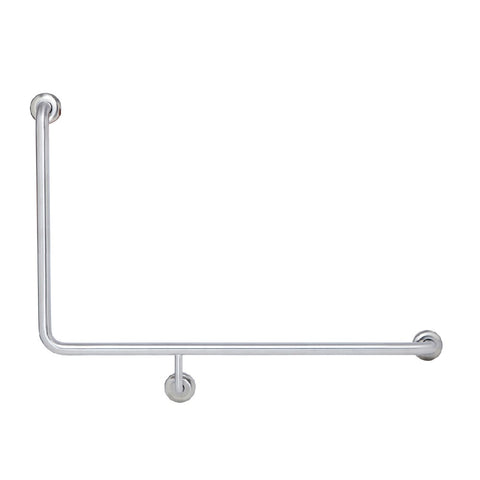 Fienza Care Grab Rail 90 Accessible Right Hand Stainless Steel GRAB9660R