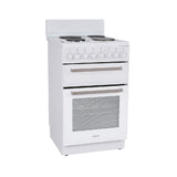 Artusi Oven Electric 54cm Upright W/ 7 Functions Electric Ego Hob White AFDE5470W (4615429259324)