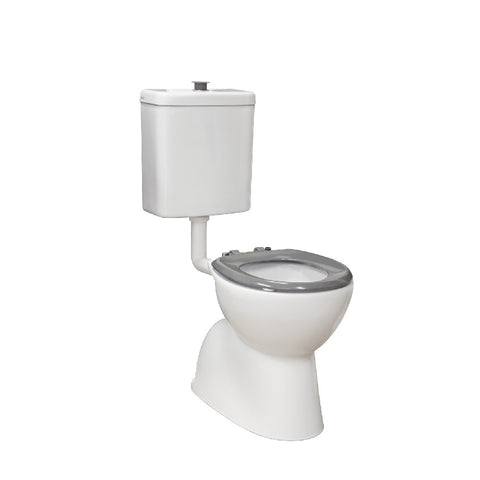 Fienza Stella Care Adjustable Link Toilet Grey Seat K001DG