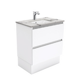 Fienza Quest Calacatta Marble Kicker 750mm Vanity SM75QK (4597289156668)