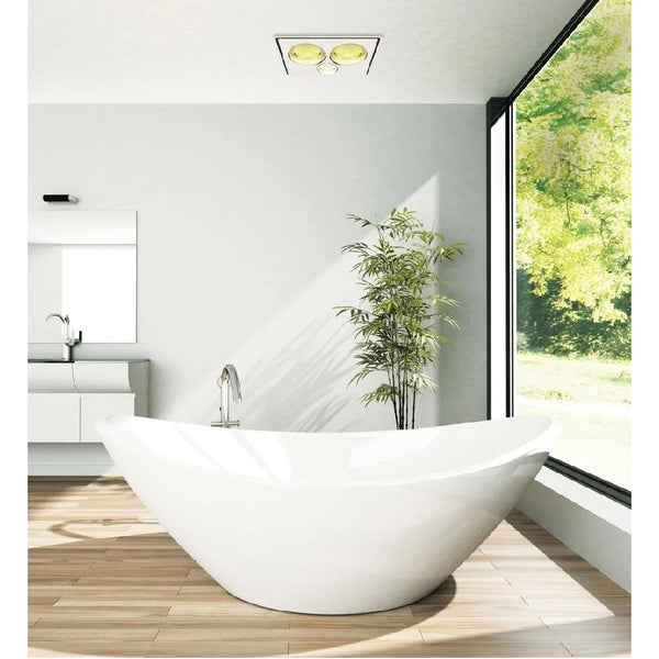 IXL Tastic Eco Vivid 3 in 1 Bathroom Heater, Exhaust Fan u0026 Light 11344