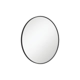 Fienza Mirror Reba 600mm Round Matte Black FMR60B