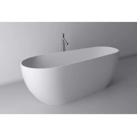 ADP Day Dream 1700mm Cast Marble Freestanding Bath Matte White DAYDBATH1700M (4641024180284)