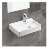 Fienza Petra Wall Hung Basin Right Hand 1th White RB2223R