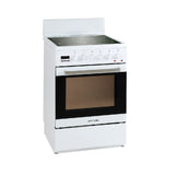 Artusi Oven 54cm Single Upright 7 Functions Ceran Top White AFC547W (4615429750844)