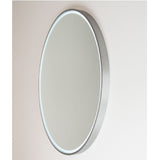 Remer Sphere Premium Mirror LED 800x800mm Brushed Nickel Aluminium Frame S80DB-BN