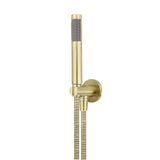 Meir Round Hand Shower on Fixed Bracket Tiger Bronze MZ08-R-PVDBB