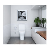 Everhard Nugleam Contour Toilet Suite - Thick Seat White 75590