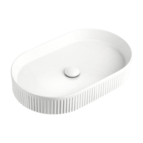 Fienza Eleanor Oval Above Counter Basin White RB464