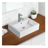 Fienza Above Counter Basin Modena 1th White Gloss RB07N