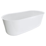 Fienza Windsor Acrylic Freestanding Bath 1700mm Gloss White FR72-1700